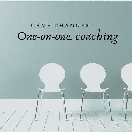 one on one coaching text and chairs